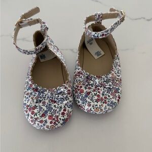 Janie and Jack Floral Baby Shoes - Multicolor